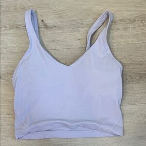 Lavender Lululemon Align Tank (crop)